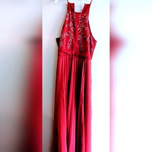 Asos petite pleated midi dress size (8)